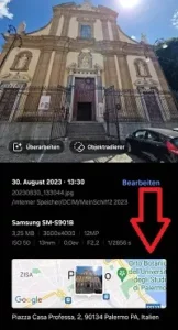 Auflüge auf eigene Faust: Foto mit Geotagging