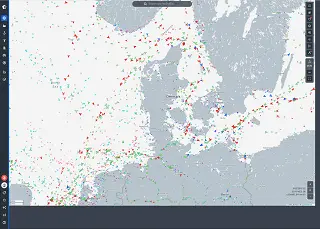 Schiffspositionen: MarineTraffic